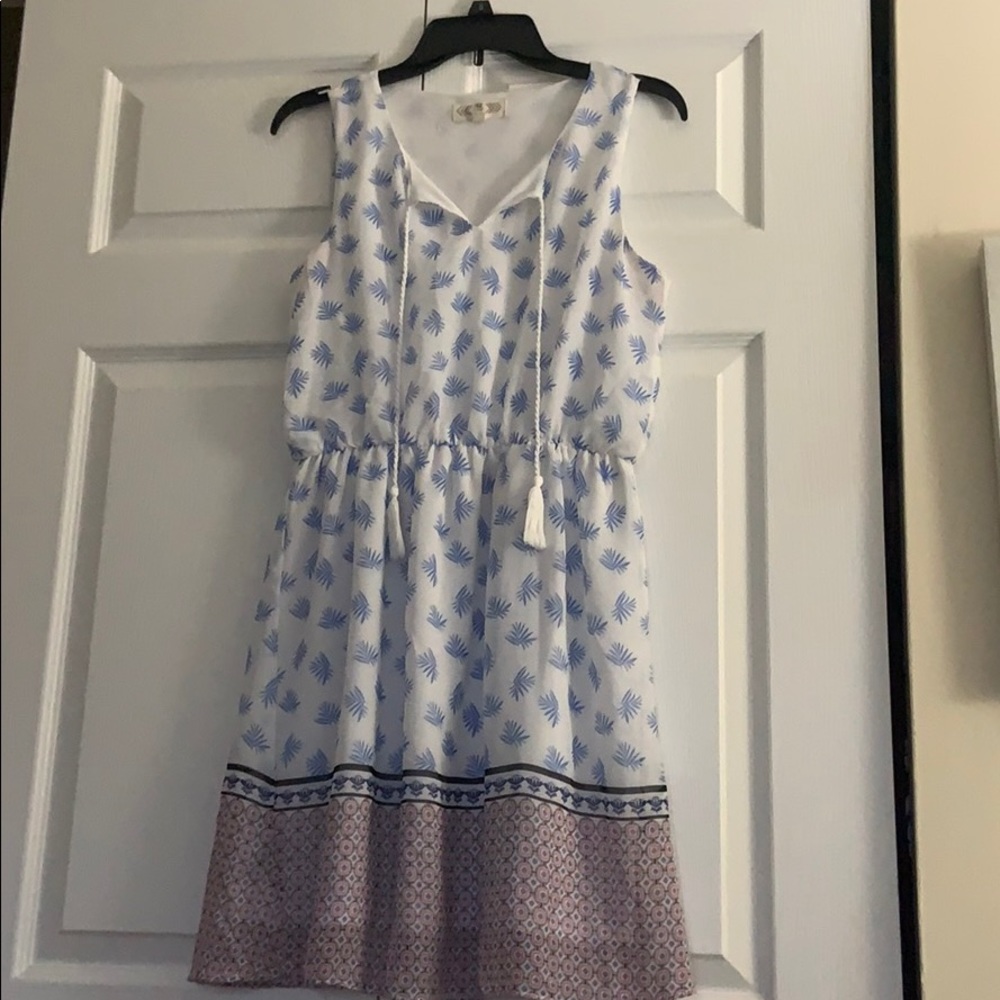 White Floral Dress